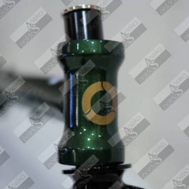 BRAND NEW Frame Set fnhon gust DB Discbrake Green Hijau Limited ORI