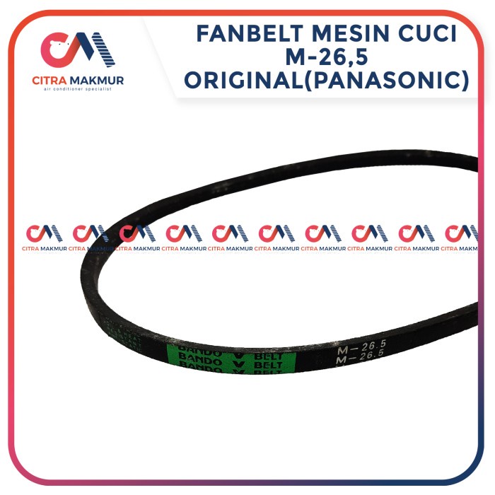 Fanbelt M26.5 Mesin Cuci 1 tabung Panasonic SAnken M 26,5 o-630 PDO12