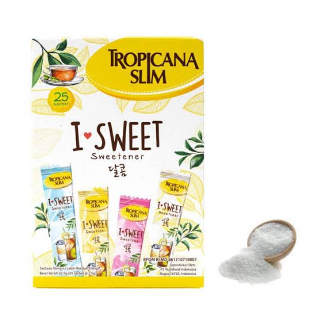 

Tropicana Slim I Sweet Sweetener 25 x 2,5gr