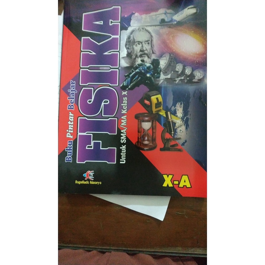Buku Fisika Sagufindo SMA X A / Buku Fisika Sagufindo semester 1 tahun 2022, kurikulum 2013 terbaru