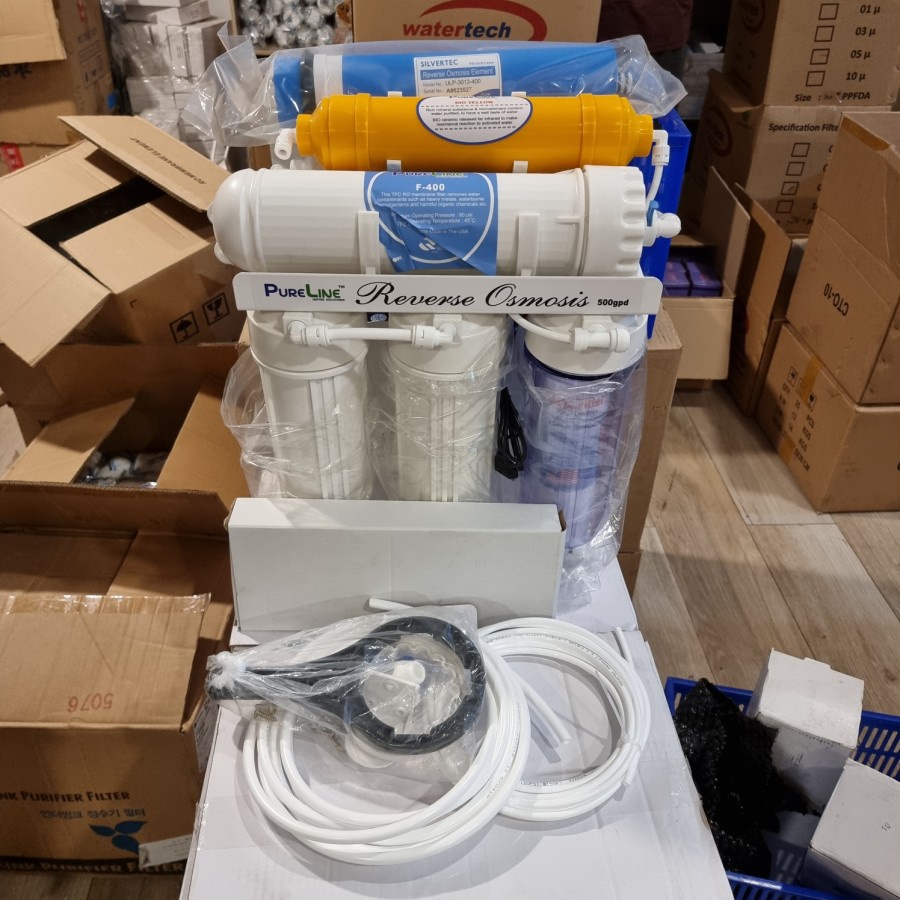 pureline 400 GPD Mesin Reverse Osmosis Air Minum Isi Ulang