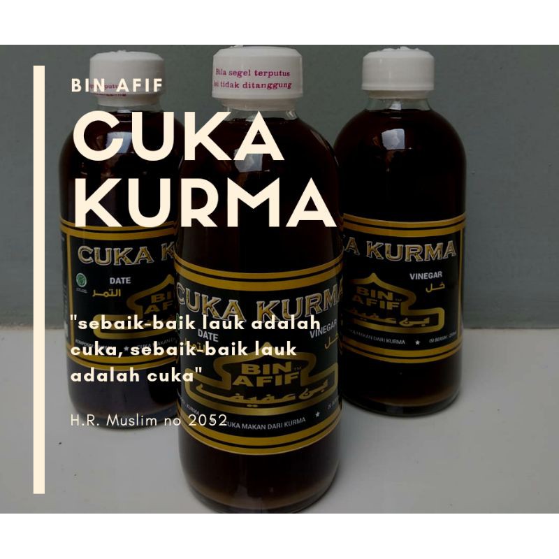 

Cuka Kurma Bin Afif 310ml Original