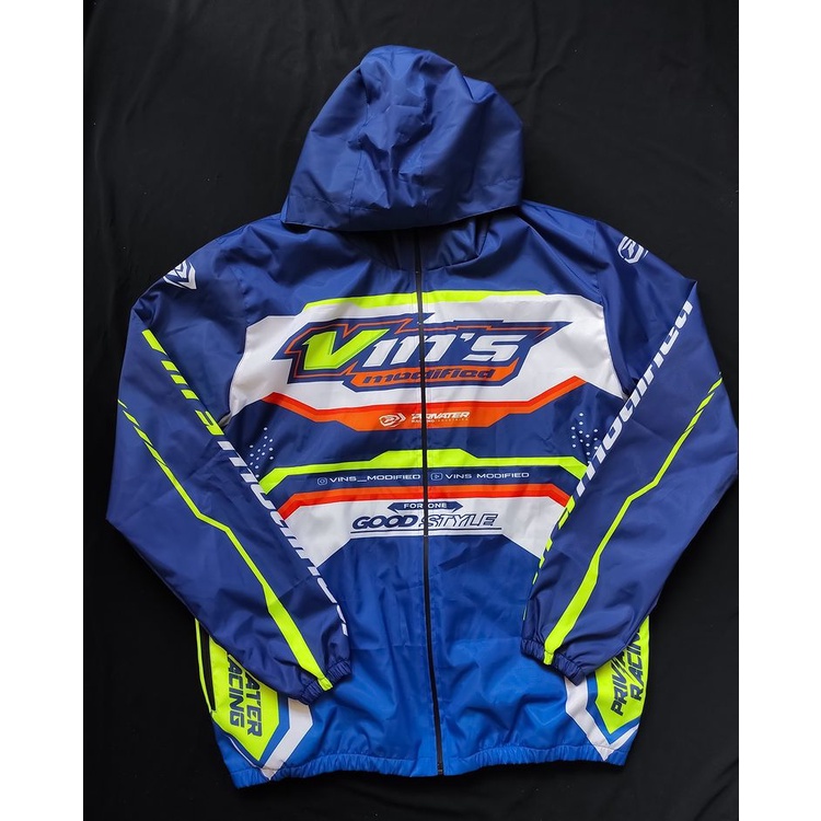 JAKET RACING PARASUT DESAIN FREE NAMA DLL
