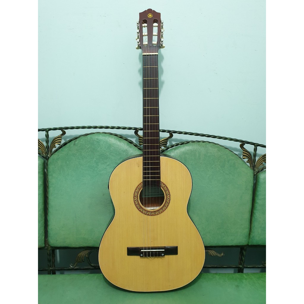 Gitar Classic Elektrik Yamaha Tipe C-315 Senar Nylon Eq-7545 Klasik Sungkai Murah Jakarta Buat Pemula