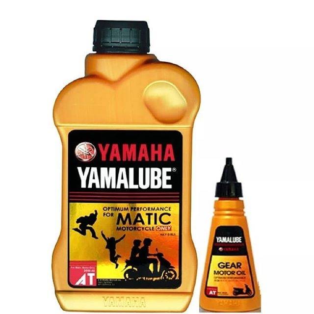 Paket oli mesin dan oli gear box yamalube matic