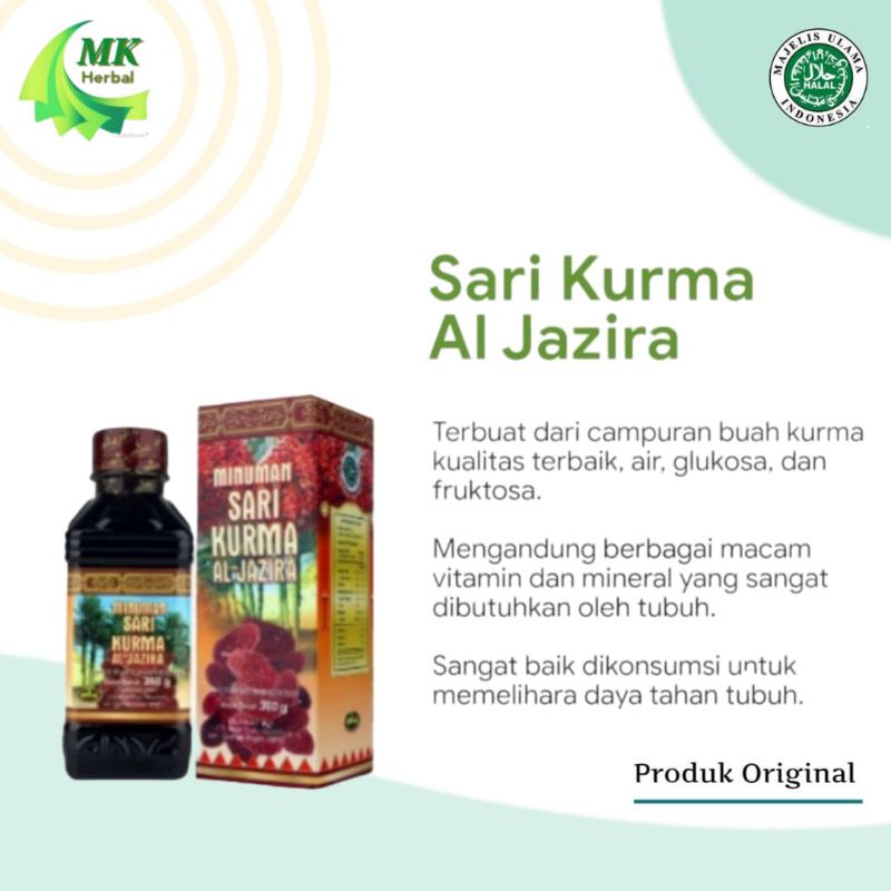 

Sari Kurma Al - Jazira 360 gram