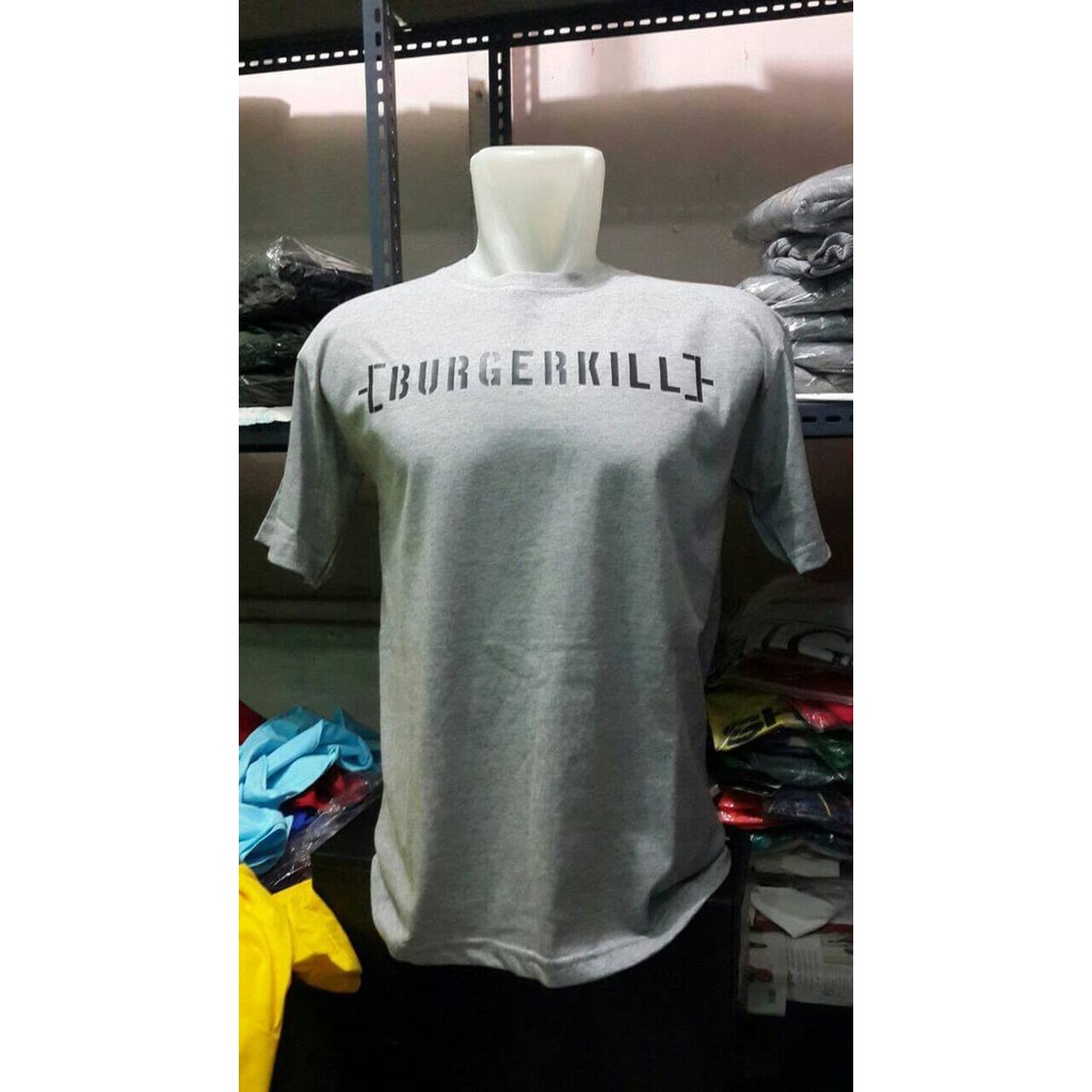 KAOS BAJU COMBED 30S BURGERKILL   COTTON COMBED 30S