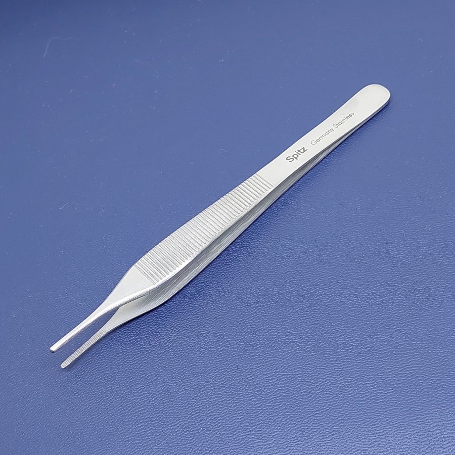 Alat medis Alkes  Adson Forcep 15 cm Dressing / Tissue (1:2 teeth)|Spitz|Premium Finishing