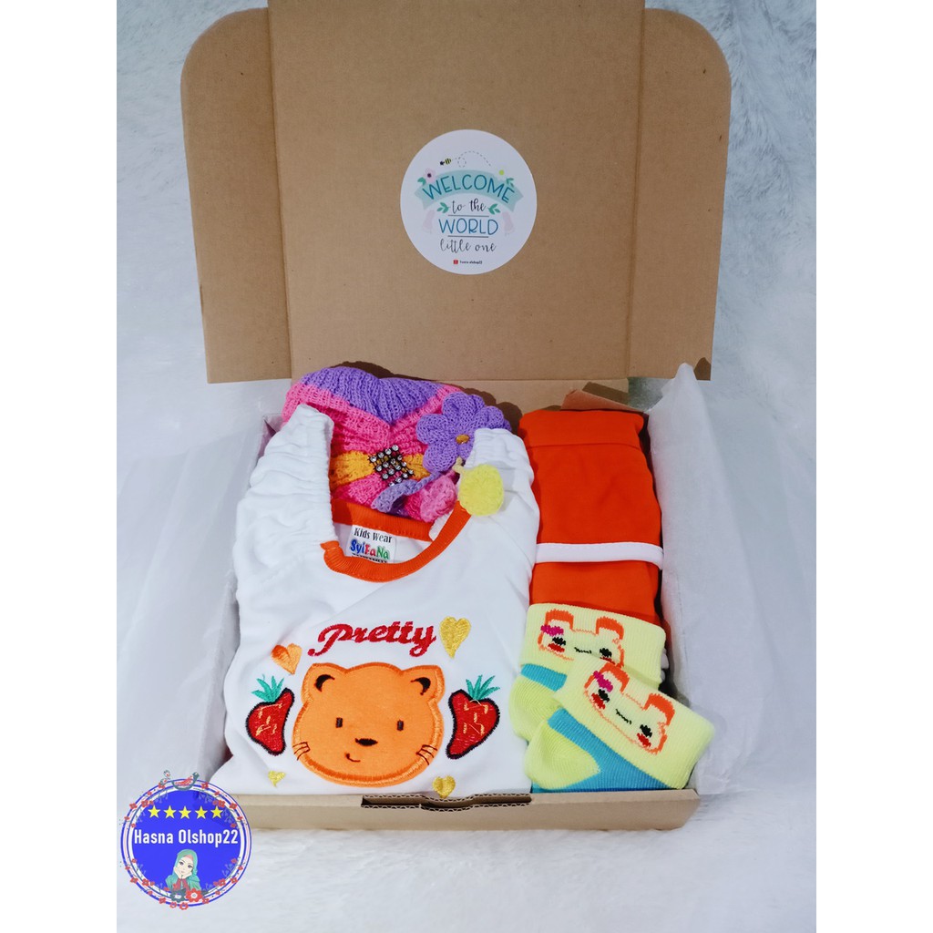 Hampers Baby Hadiah Kado Lahiran Bayi Baby Gift Set Bayi Perempuan