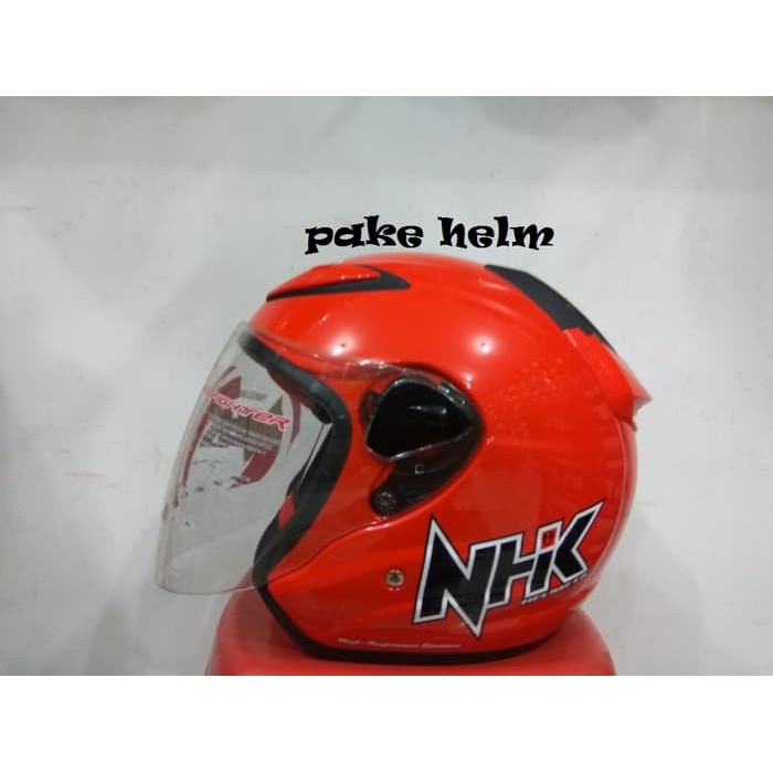 HELM NHK R6 SOLID MERAH FERRARI R 6