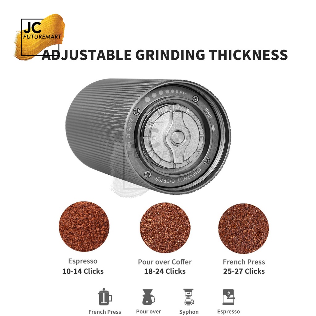 TIMEMORE CHESNUT C2 MAX COFFEE GRINDER BLACK - PENGGILNG BIJI KOPI