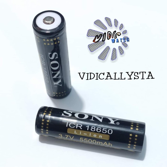 BATU BATEREI BATREI BATTERY SONY 18650 RECHARGEABLE 5500mAh