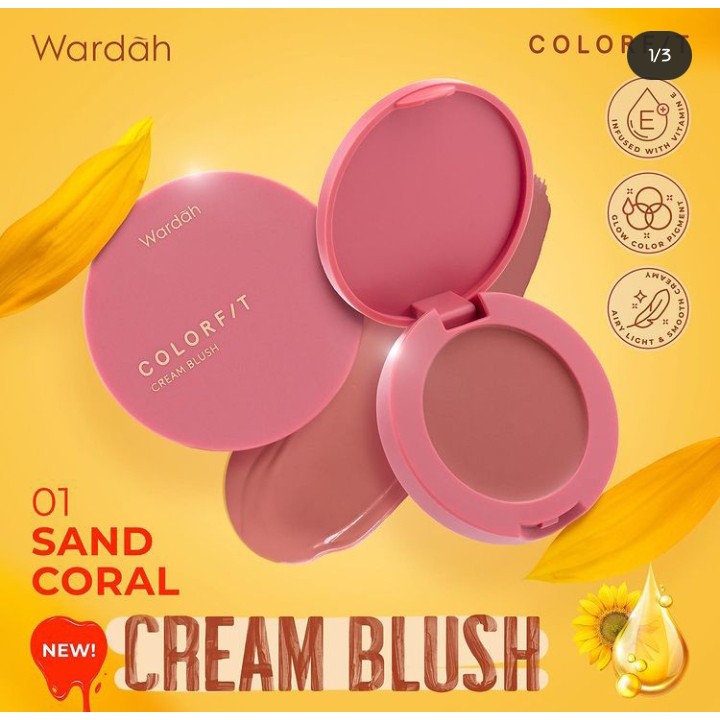 Wardah colorfit cream blush