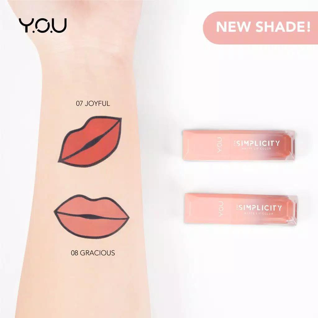 YOU The Simplicity Matte Lip Color Resmi Original