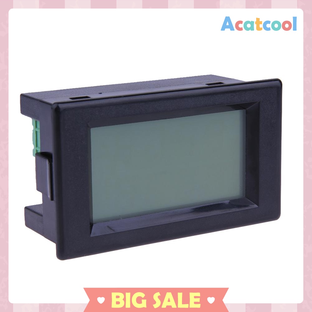 LCD Digital Dual Display AC 150- 500V Voltmeter 45- 65Hz Frequency Meter