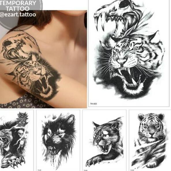 Gambar Tato Batik Singa - Gambar Keren