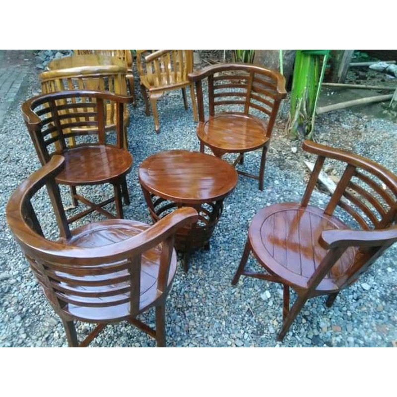 KURSI TAMU CANTIK KAYU JATI MURAH