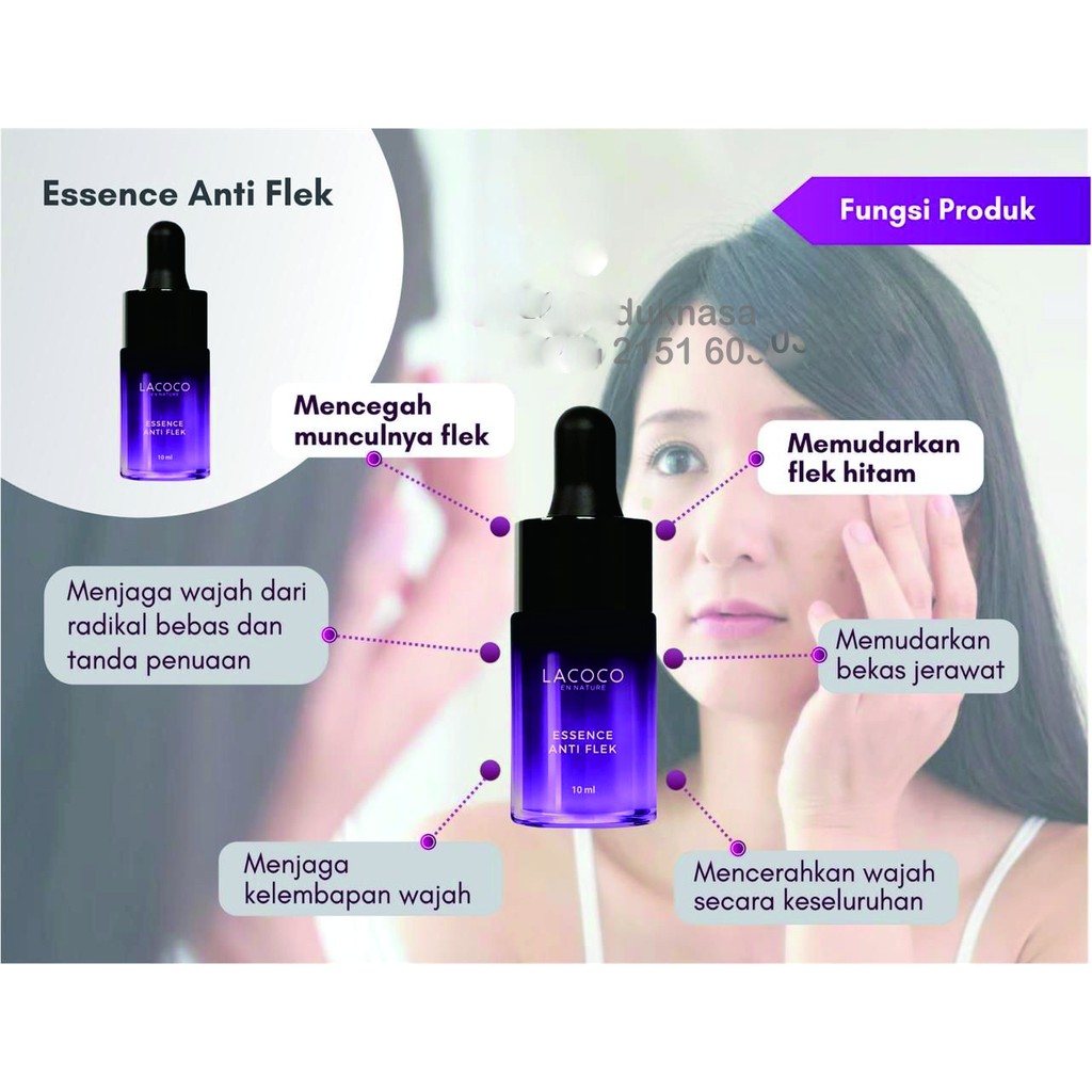 Lacoco Dark Spot Essence Original Menyamarkan Flek Hitam Wajah