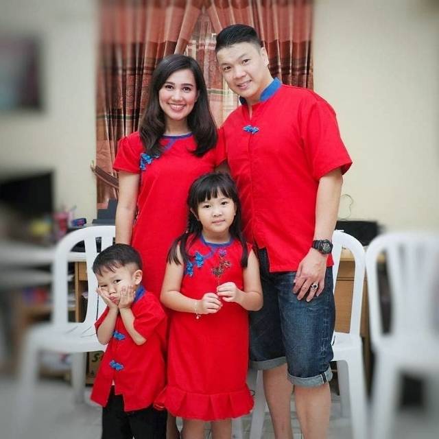 ethnickidswear lollylalytha cheongsam family set baju imlek keluarga kemeja cheongsam qipao