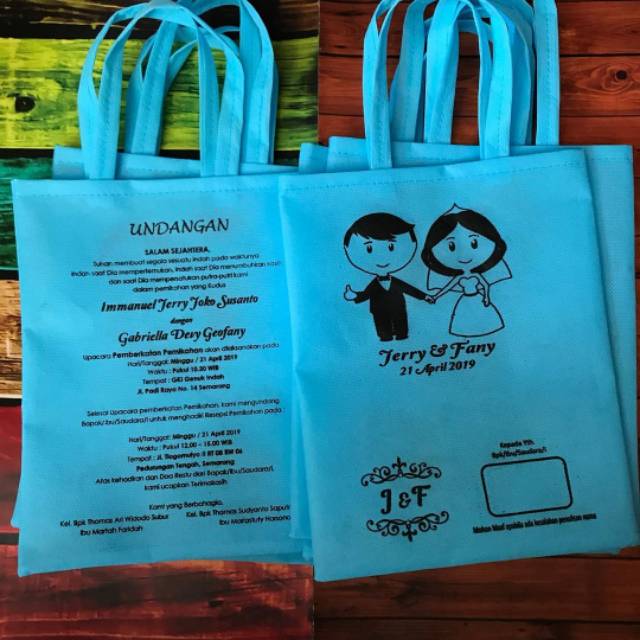 

Tas Souvenir Murah/ Tas Spunbond/ F 20×25