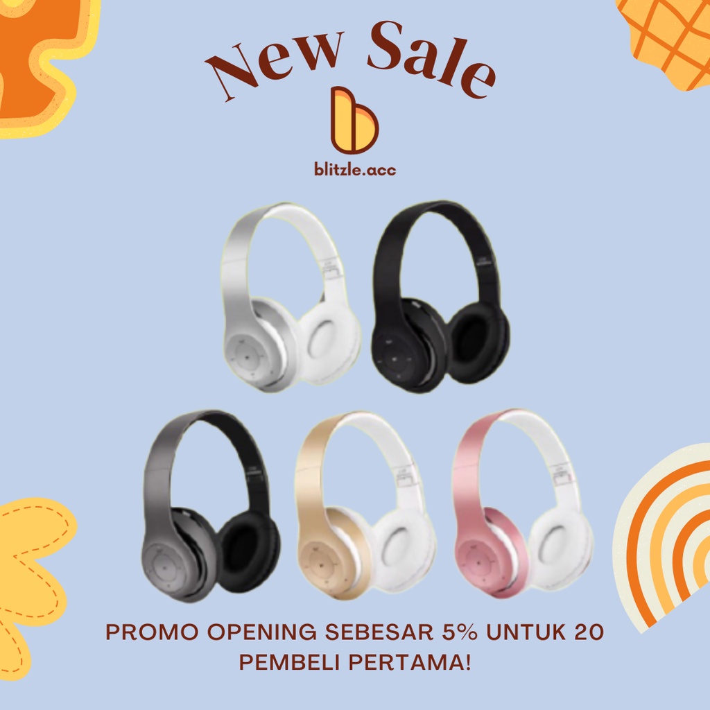 HEADPHONE BLUETOOTH L150 Wireless Headphone Gaming Super Bass