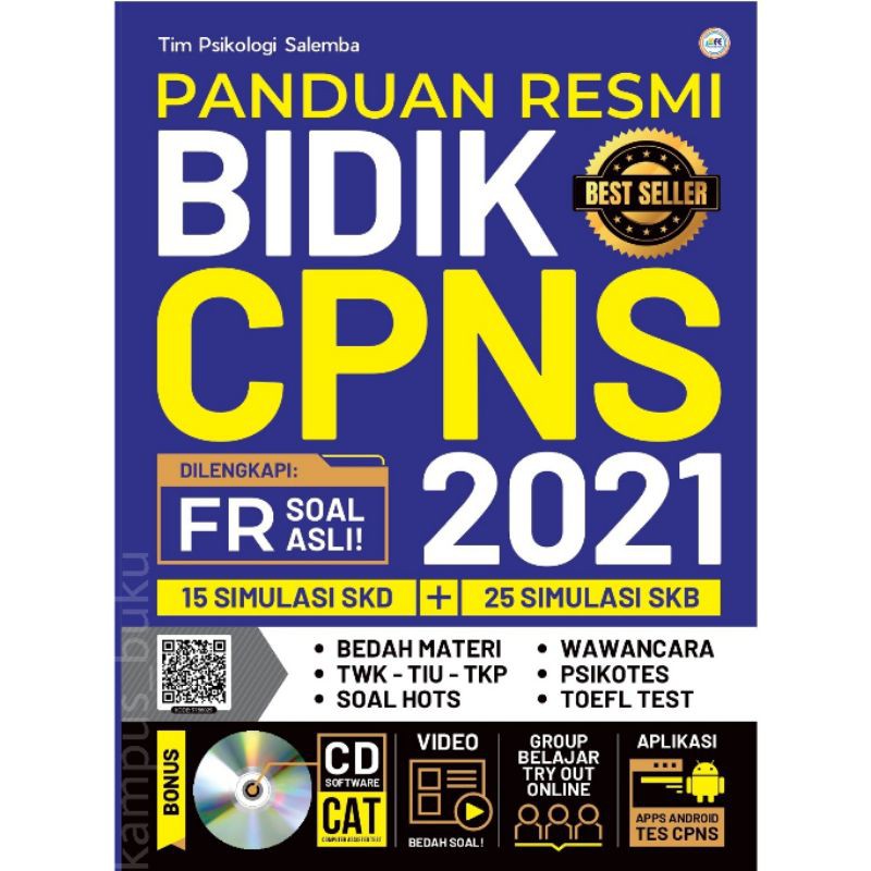 Buku Cpns 2021 Terbaru Panduan Resmi Bidik Cpns 2021 Fr Soal Asli Original Shopee Indonesia