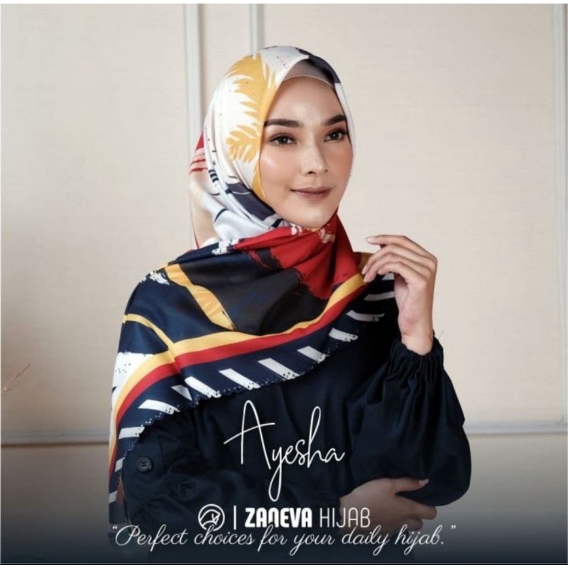 VOAL HIJAB LASERCUTTING/AYESHA MOTIF BY ZANEVA HIJAB