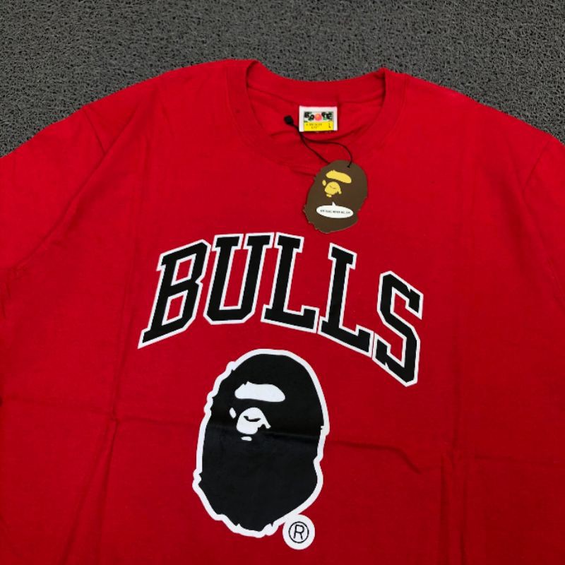 KAOS BULLS BAPE HIGH QUALITY CASUAL HYPE FASHION PRIA