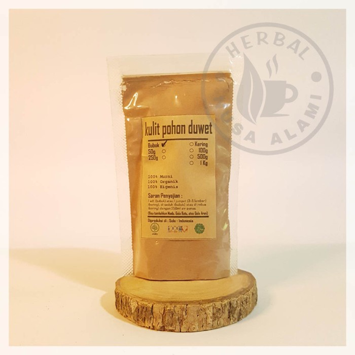 

KULIT POHON DUWET BUBUK | MURNI | Syzygium Cumini 100g