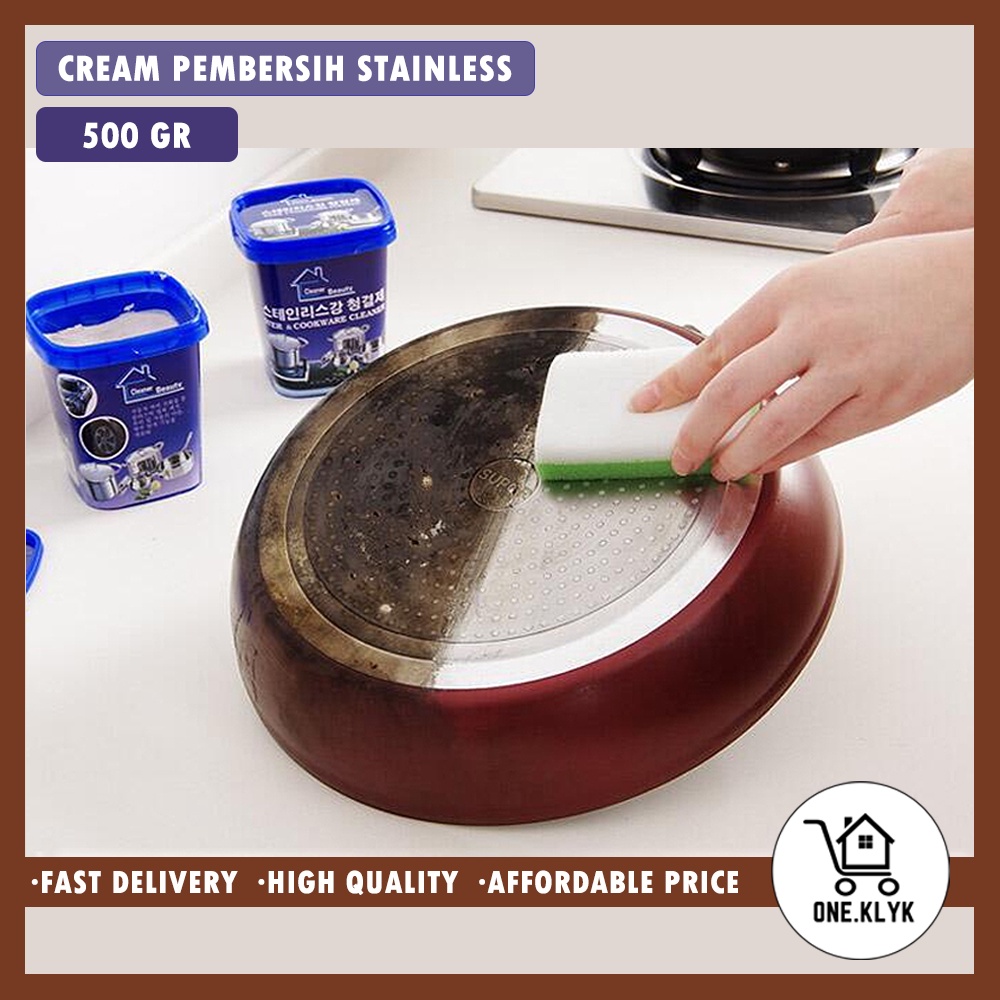 Cream Pembersih Kerak Karat Stainless Steel | Stainless steel Cleaning Paste Ampuh Bersihkan Kerak Karat | Krim Pembersih Kerak Karat Panci