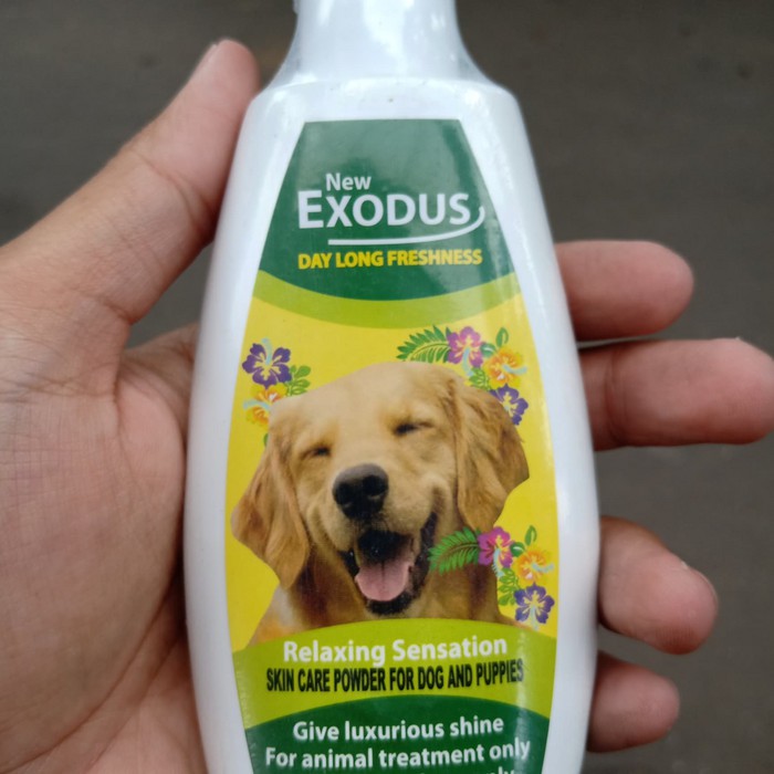 Exodus Dog 100gr Bedak Anjing Perawatan Kulit New Skin Care Dog Puppy