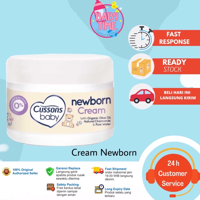 Baby Cream / Lotion Bayi Cussons Baby Newborn Cream 50gr