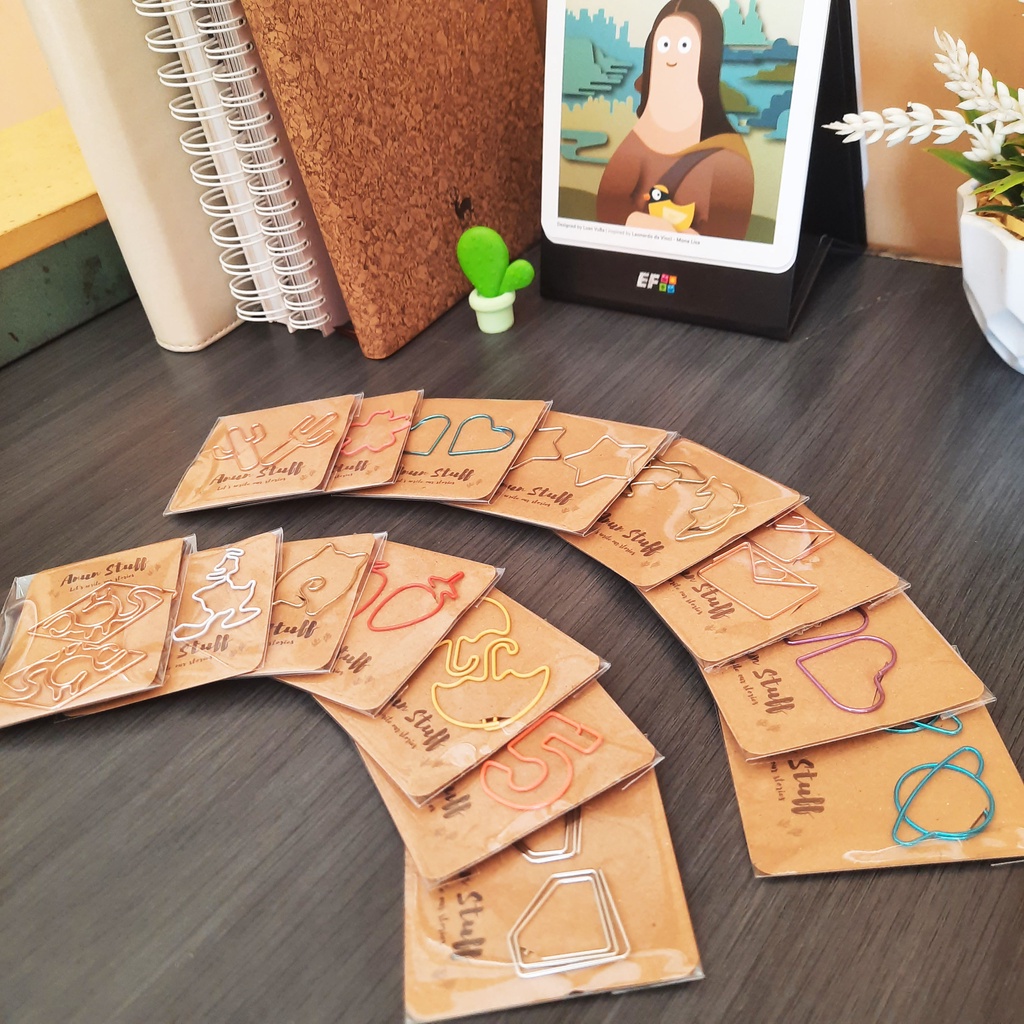 

Paper Clip - Penjepit Kertas Aestetik (1set isi 2pcs)