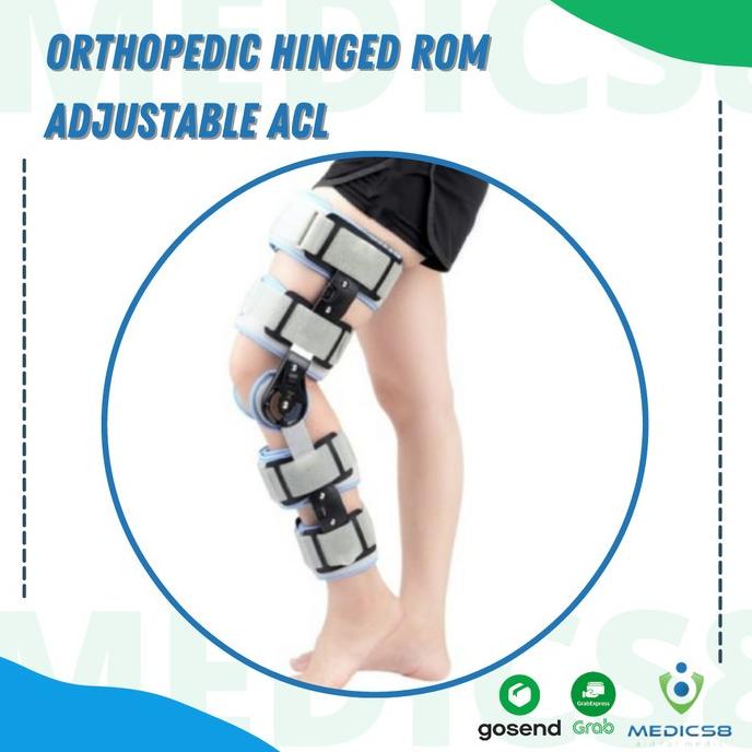 ORTHOPEDIC HINGED ROM ADJUSTABLE ACL / PCL KNEE BRACE