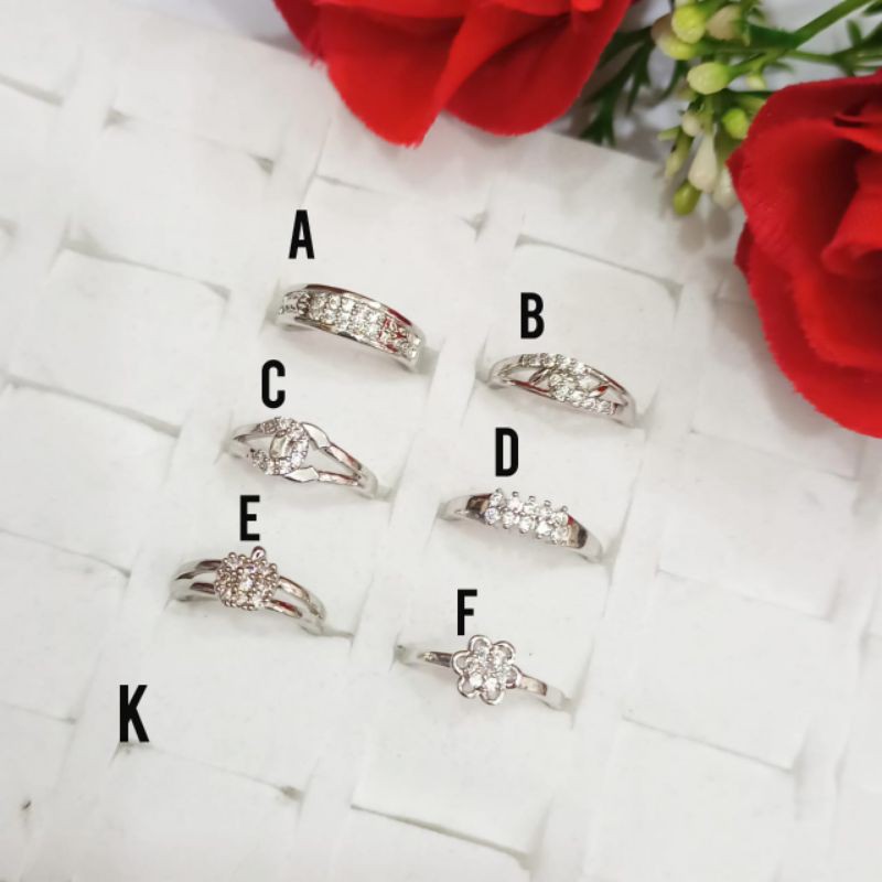 BAYAR DI TEMPAT&quot;&quot; CINCIN PRIA WANITA TITANIUM MOTIF PILIHAN LAPIS EMAS 22 K FHASION RO-27