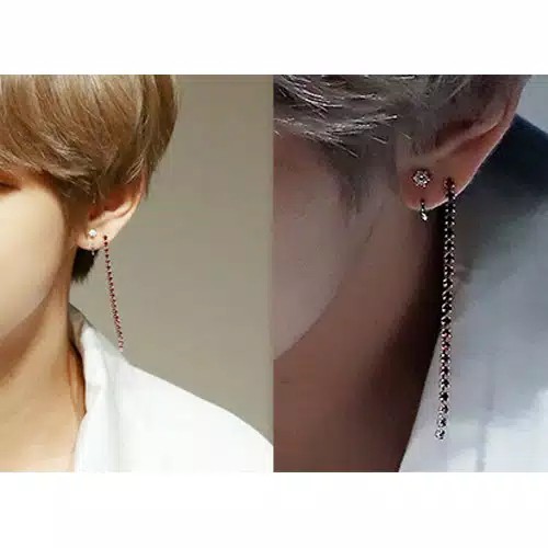 TEE0482 - Anting TUSUK Tindik Pria Wanita Kpop Korea BTS EXO GOT7