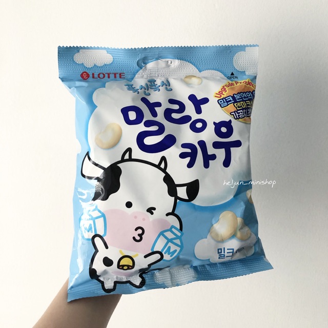 Jual Lotte Malang Soft Chewy Cow Milk Candy Big Size in 158g 158 gr