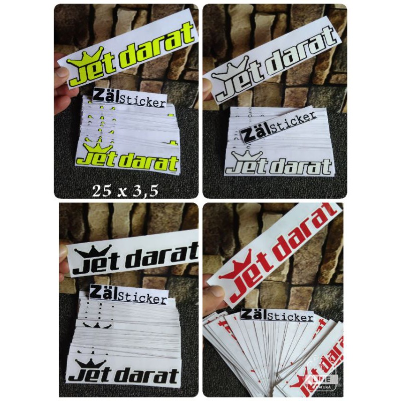 

sticker cutting jet darat