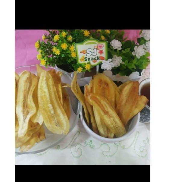 

Kripik Pisang Asin Kepok 250 gr