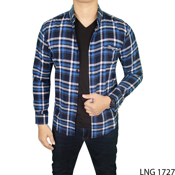 Kemeja Flanel Pria Lengan Panjang Murah Terbaru (COMB)