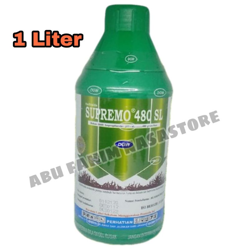 HERBISIDA SUPREMO 480 SL 1 LITER / RACUN RUMPUT SISTEMIK / GLIFOSAT