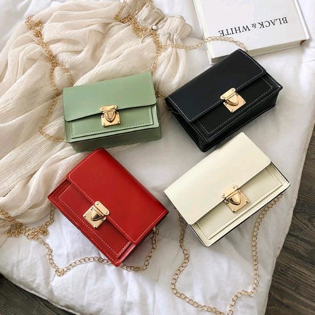 Tas Selempang Wanita Kotak Simple Mini / Tas LV Mini Korea Termurah