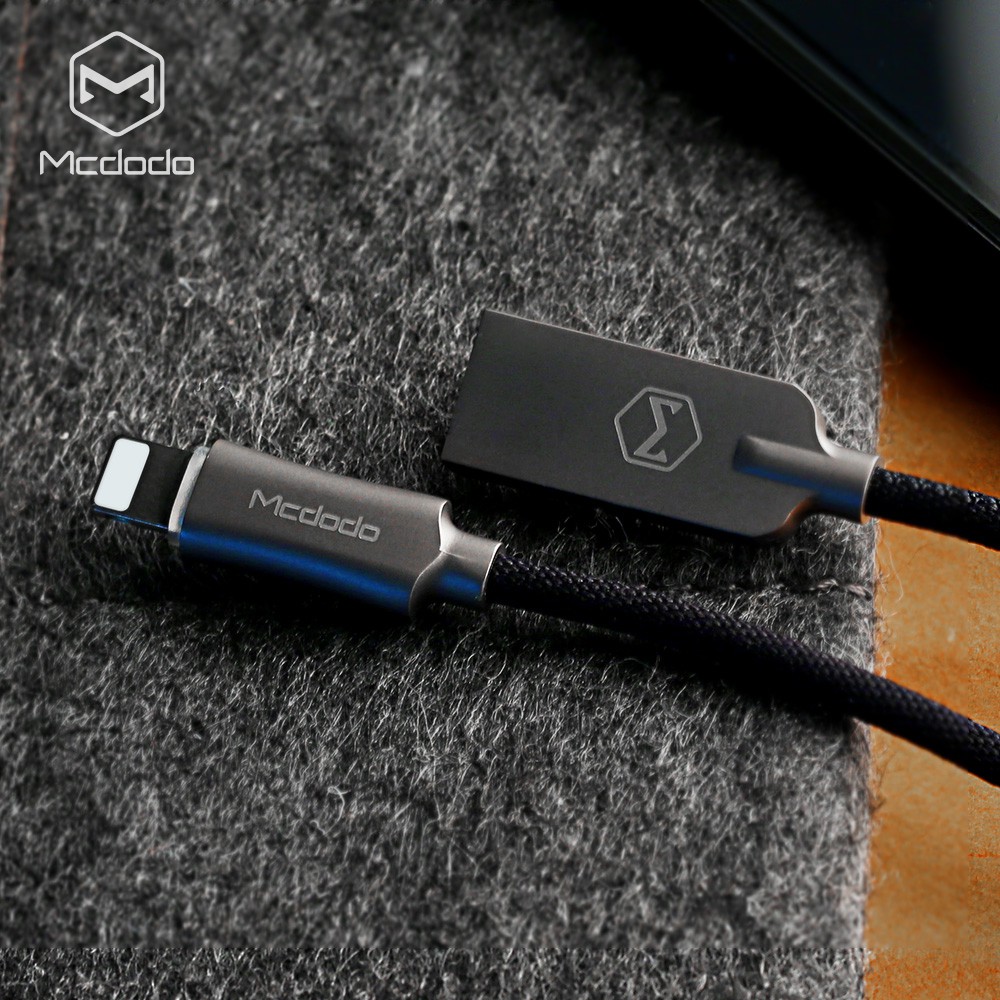 Kabel Lightning McDodo Auto Disconnect Lightning Data Cable 1.2 M [CA-390] - Grey