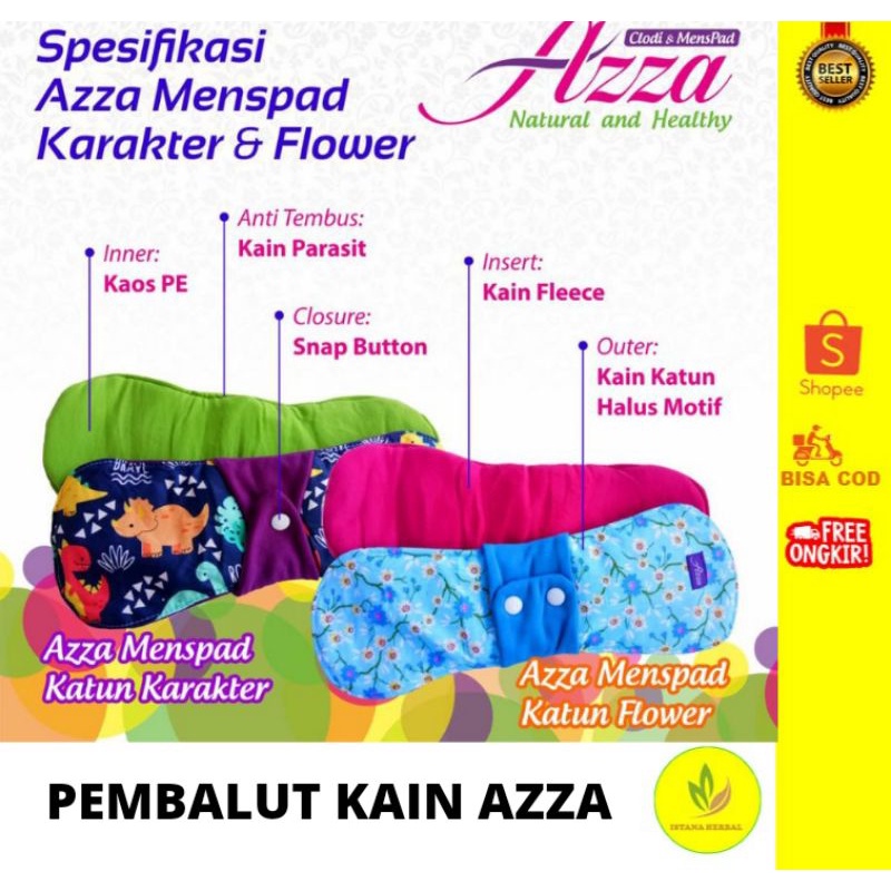 PEMBALUT KAIN DAY ISI 6/PEMBALUT KAIN AZZA/PEMBALUT CUCI ULANG/ORIGINAL/TERLARIS