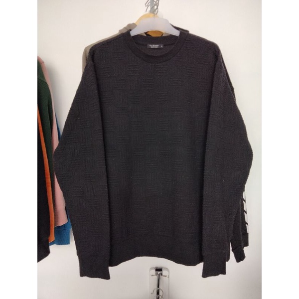 Sweater Jaket Crewneck Second Nearby Basic Cewek Murah