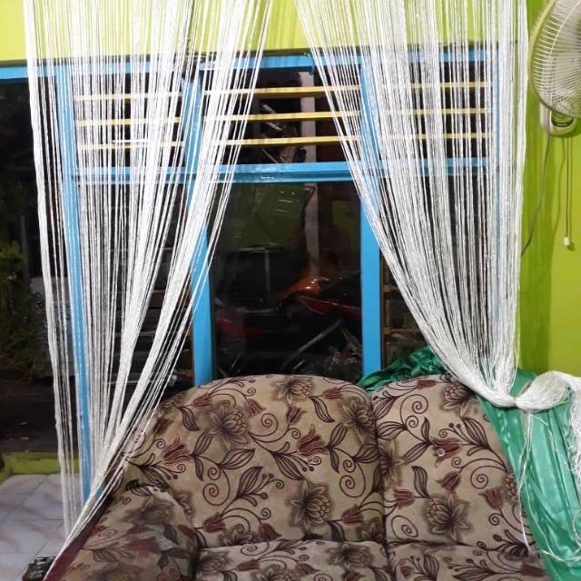 PROMOO TERMURAHH Tirai benang Gliter Ukuran 3X3M