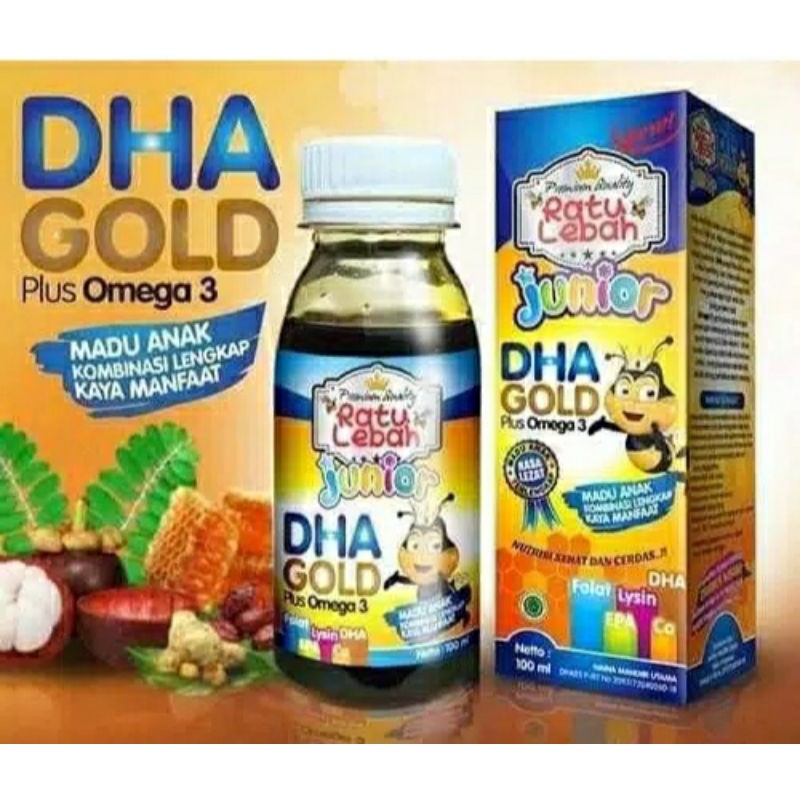 Madu Anak Junior DHA Gold Plus Omega 3