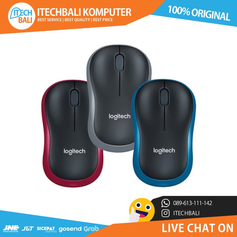 Mouse LOGITECH M185 Wireless | ITECHBALI