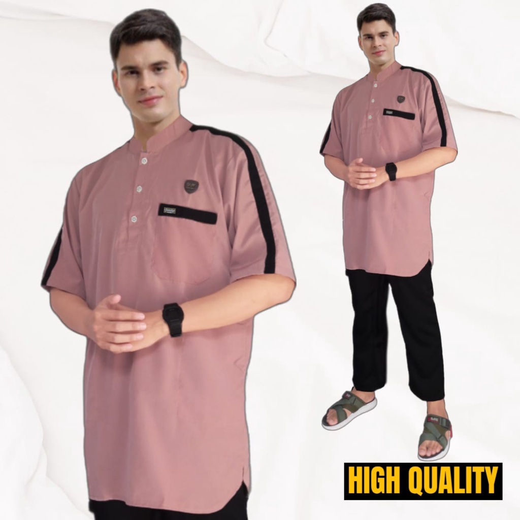 KOKO FARHAN/Baju koko pria muslim remaja dan dewasa premium termurah/gamis pakistan..