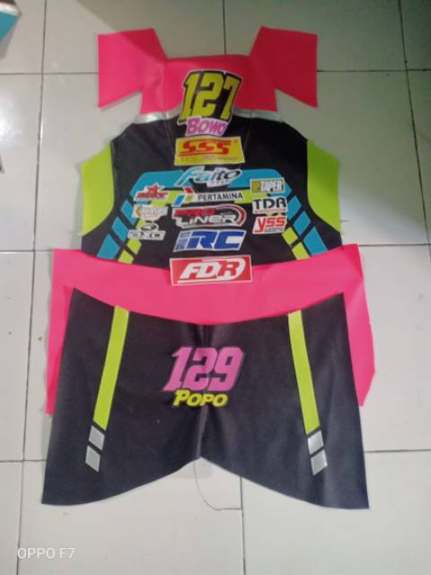 Custom Wearpack Roadrace BONUS SARUNG TANGAN ROADRACE desain nama dan nomer bisa